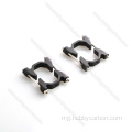 Mitsangana CNC Aluminum Clamps ho an'ny Octagon Carbon Tubes